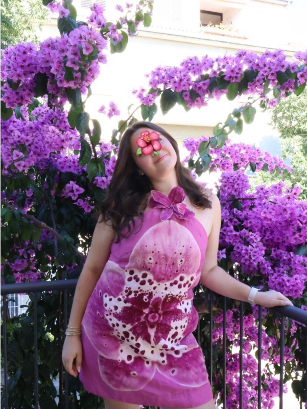 Floral Halter Mini Dress - Picture 6 of 9